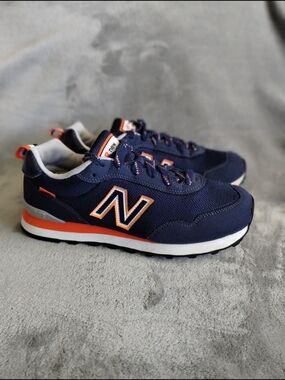 New Balance 515 Sneakers Navy Orange Running Shoes Women’s 7.5 ML515VA3